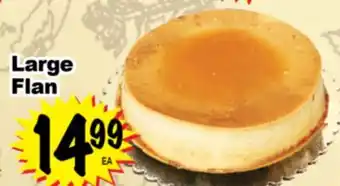 Superior Grocers Large Flan offer
