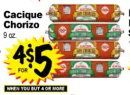 Superior Grocers Cacique Chorizo offer