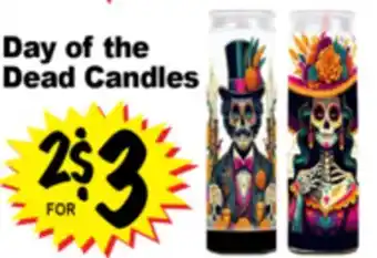 Superior Grocers Day of the Dead Candles offer