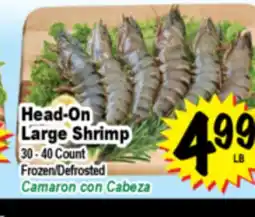 Superior Grocers Head-On Large Shrimp offer
