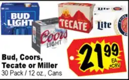 Superior Grocers Bud, Coors, Tecate or Miller offer