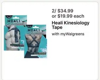 Walgreens Heali Kinesiology Tapex offer