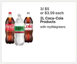 Walgreens 2L Coca-Cola Products offer
