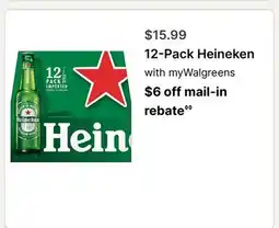 Walgreens 12-Pack Heineken offer