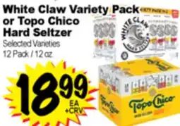 Superior Grocers White Claw Variety Pack or Topo Chico Hard Seltzer offer