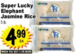 Superior Grocers Super Lucky Elephant Jasmine Rice offer
