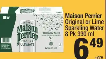 Super King Markets Maison Perrier Original or Lime Sparkling Water offer