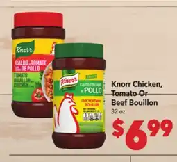 Vallarta Supermarkets Knorr Chicken, Tomato Or Beef Bouillon offer