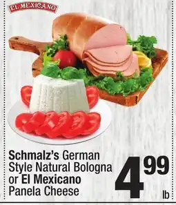 Super King Markets Schmalz's German Style Natural Bologna or El Mexicano Panela Cheese offer