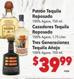 Vallarta Supermarkets Patron Tequila Reposado offer