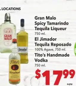 Vallarta Supermarkets Gran Malo Spicy Tamarindo Tequila Liqueur offer