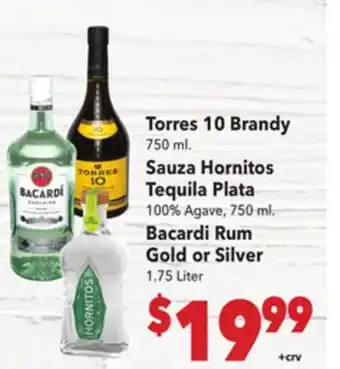 Vallarta Supermarkets Torres 10 Brandy offer