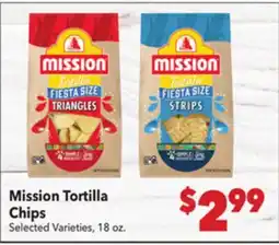 Vallarta Supermarkets Mission Tortilla Chips offer