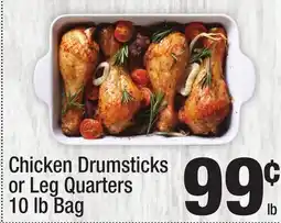 Super King Markets Chicken Drumsticks or Leg Quarters offer