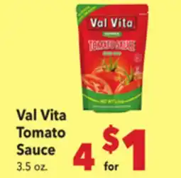 Vallarta Supermarkets Val Vita Tomato Sauce offer