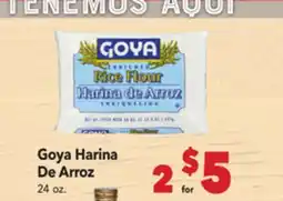 Vallarta Supermarkets Goya Harina De Arroz offer