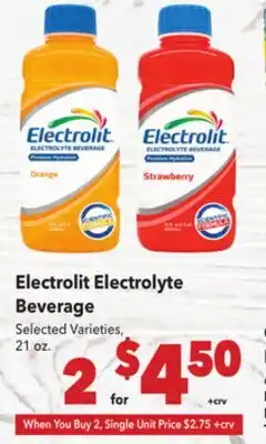 Vallarta Supermarkets Electrolit Electrolyte Beverage offer