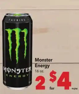 Vallarta Supermarkets Monster Energy offer