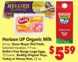 Vallarta Supermarkets Horizon UP Organic Milk offer