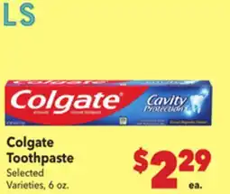 Vallarta Supermarkets Colgate Toothpaste offer