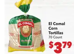 Vallarta Supermarkets El Comal Corn Tortillas offer