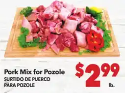 Vallarta Supermarkets Pork Mix for Pozole / SURTIDO DE PUERCO PARA POZOLE offer