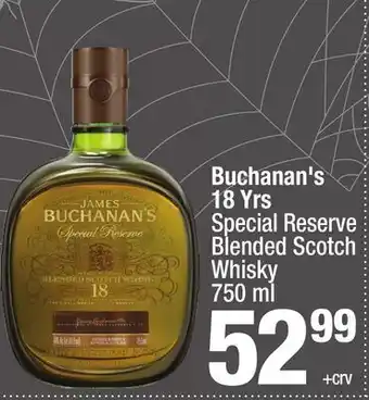 Super King Markets Buchanan's 18 Yrs Special Reserve Blended Scotch Whisky offer