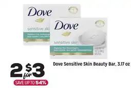 Grocery Outlet Dove Sensitive Skin Beauty Bar offer