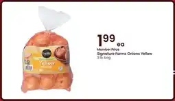 Albertsons Signature Farms Onions Yellow offer