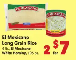 Vallarta Supermarkets El Mexicano Long Grain Rice offer