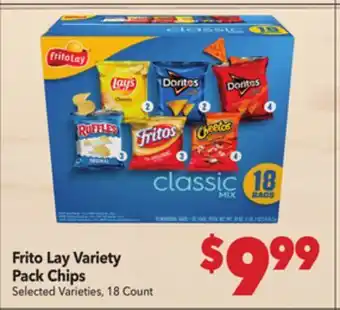 Vallarta Supermarkets Frito Lay Variety Pack Chips offer