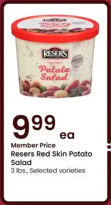 Albertsons Resers Red Skin Potato Salad offer
