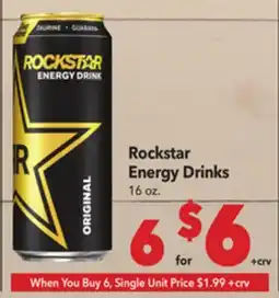 Vallarta Supermarkets Rockstar Energy Drinks offer