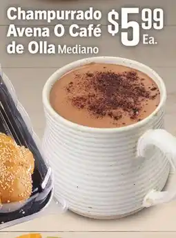Vallarta Supermarkets Champurrado Avena o Café de Olla offer