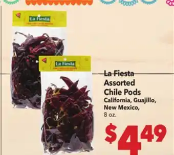 Vallarta Supermarkets La Fiesta Assorted Chile Pods offer