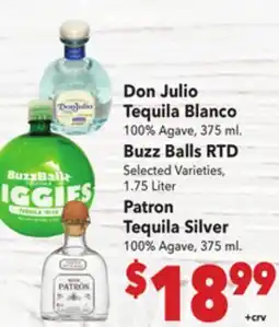 Vallarta Supermarkets Don Julio Tequila Blanco offer