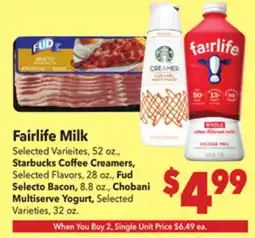 Vallarta Supermarkets Fairlife Milk offer