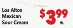 Vallarta Supermarkets Los Altos Mexican Sour Cream offer