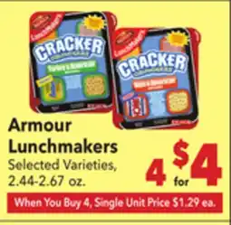 Vallarta Supermarkets Armour Lunchmakers offer