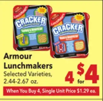 Vallarta Supermarkets Armour Lunchmakers offer