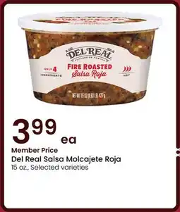 Albertsons Del Real Salsa Molcajete Roja offer