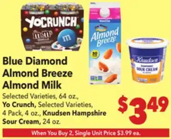 Vallarta Supermarkets Blue Diamond Almond Breeze Almond Milk offer