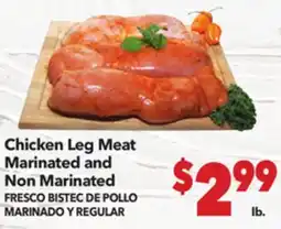 Vallarta Supermarkets Marinated and Non Marinated/FRESCO BISTEC DE POLLO MARINADO Y REGULAR offer