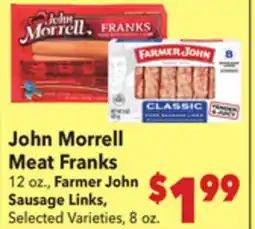 Vallarta Supermarkets John Morrell Meat Franks offer