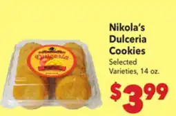 Vallarta Supermarkets Nikola's Dulceria Cookies offer