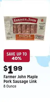 Grocery Outlet Maple Pork Sausage Link offer