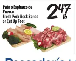 El Super Fresh Fresh Pork Neck Bones or Cut Up Feet offer