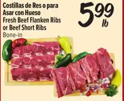 El Super Fresh Fresh Beef Flanken Ribs or Beef Short Ribs offer