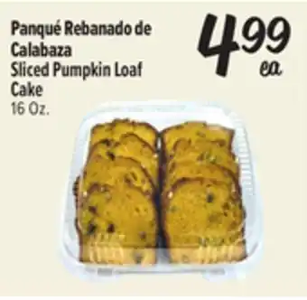 El Super Fresh Sliced Pumpkin Loaf Cake offer