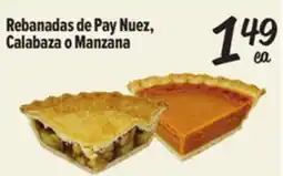 El Super Rebanadas de Pay Nuez,Calabaza o Manzana offer